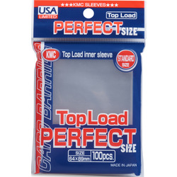 KMC Standard Sleeves Perfect Fit Clear (100)